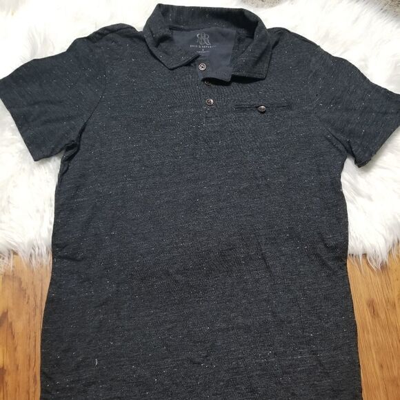 Rock & Republic short sleeve collard shirt - Picture 1 of 4